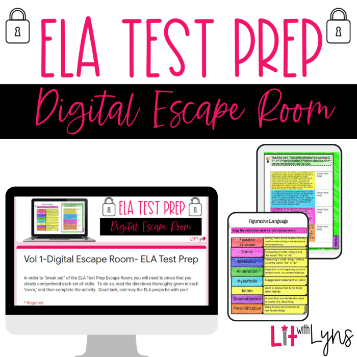 Vol 1-digital escape room- ela test prep