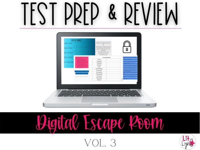 Vol 1-digital escape room- ela test prep