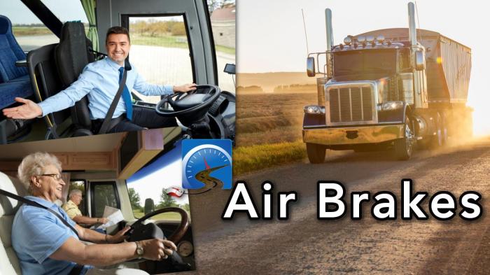 Cdl air brakes practice test va