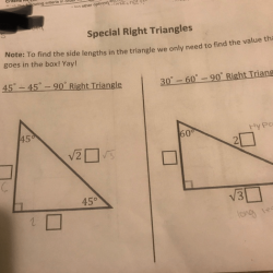 Ch 7 notes right triangles answer key